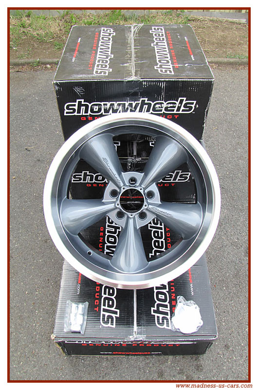 Jantes Showwheels Streeter anthracite pour Ford de Collection